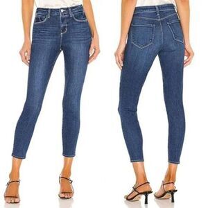 L'AGENCE Jeans Womens Size 27 Margot Highrise Skinny Ankle Cropped